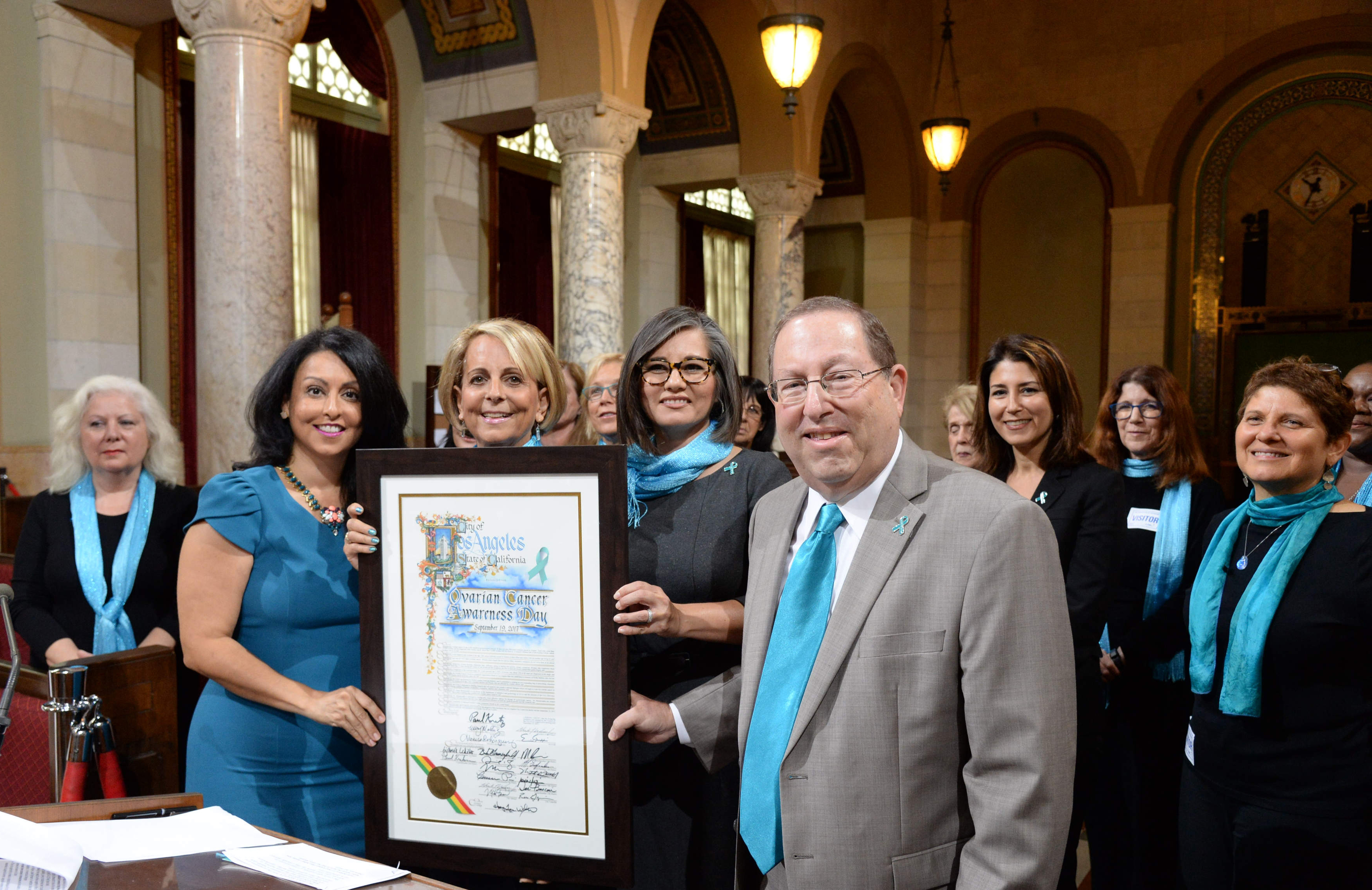 Photo of The Circle Team with Councilmembers